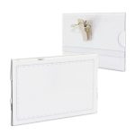 Identificador Transparente Con Pinza
