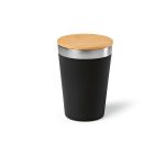 Vaso Acero Inoxidable Con Tapa Bambú - Imagen 10