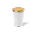Vaso Acero Inoxidable Con Tapa Bambú - Imagen 8