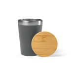 Vaso Acero Inoxidable Con Tapa Bambú - Imagen 5