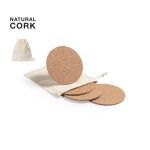 Set Posavasos Corcho Natural