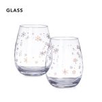 Set Vasos Copos de Nieve