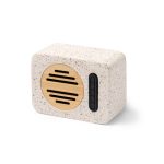 Altavoz inalámbrico 5W en piedra y bambú