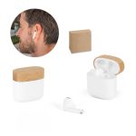 Auriculares inalámbricos en ABS y bambú