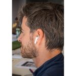 Auriculares inalámbricos en ABS y bambú - Imagen 3