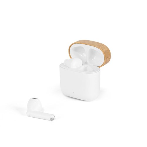 Auriculares inalámbricos en ABS y bambú - Imagen 4