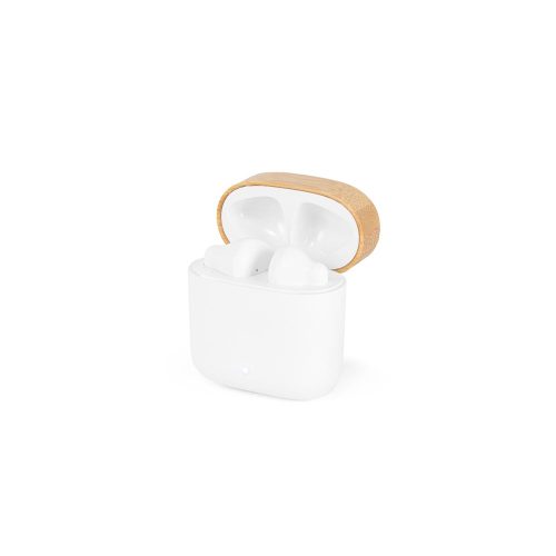 Auriculares inalámbricos en ABS y bambú - Imagen 8