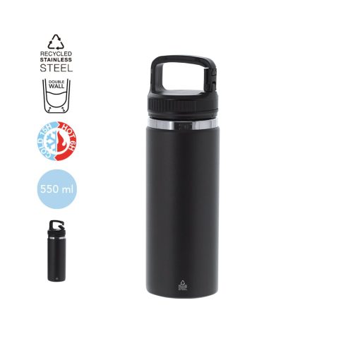 Bidón térmico 550ml en acero inox