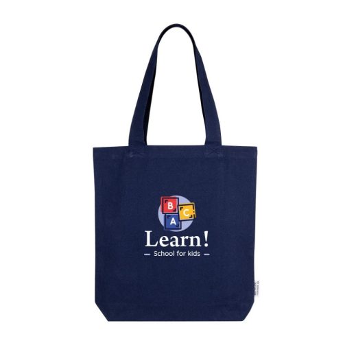 Bolsa de asas largas en algodón canvas - Imagen 3