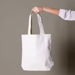 Bolsa de asas largas en algodón canvas - Imagen 4