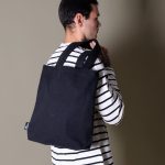 Bolsa de asas largas en algodón canvas - Imagen 5