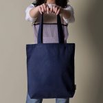 Bolsa de asas largas en algodón canvas - Imagen 6