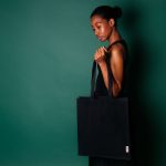 Bolsa de asas largas en algodón - Imagen 4