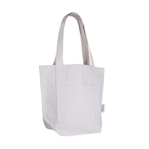 Bolsa en algodón con bolsillo frontal - Imagen 3