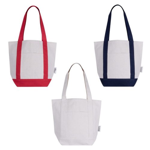 Bolsa en algodón con bolsillo frontal - Imagen 10