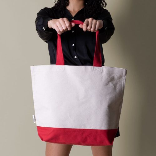 Bolsa simple en algodón reciclado - Imagen 3