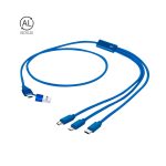 Cable cargador en aluminio reciclado