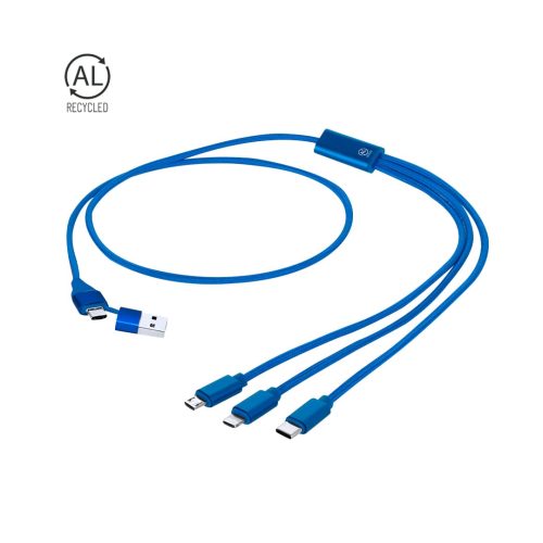 Cable cargador en aluminio reciclado