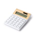 Calculadora en ABS reciclado y bambú