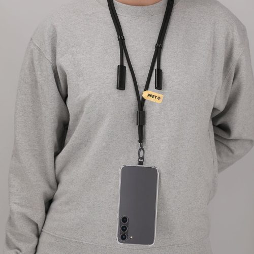 Lanyard con soporte y cable cargador - Imagen 3
