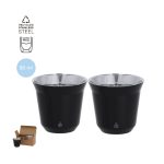 Set de vasos de Acero Inox