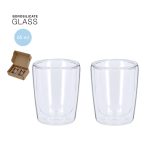 Set de vasos de cristal