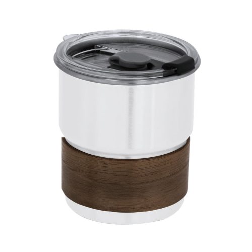Vaso en acero inox y madera - Imagen 2