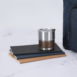 Vaso en acero inox y madera - Imagen 3