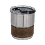 Vaso en acero inox y madera - Imagen 5
