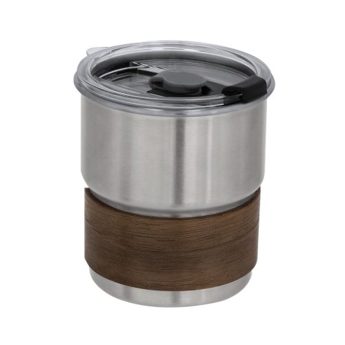 Vaso en acero inox y madera - Imagen 5
