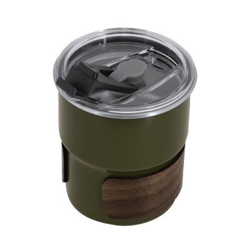 Vaso en acero inox y madera - Imagen 6