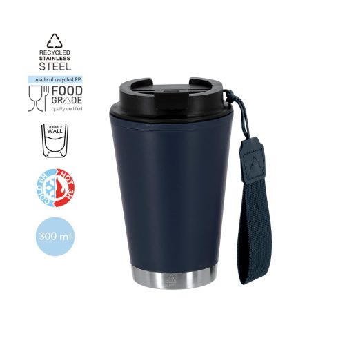 Vaso térmico en PP y acero inoxidable